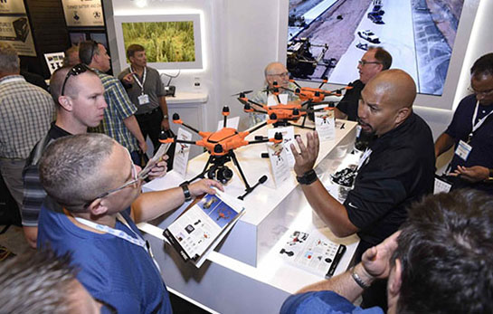 Interdrone2019展位设计,美国Interdrone展台搭建,Interdrone无人机展览设计