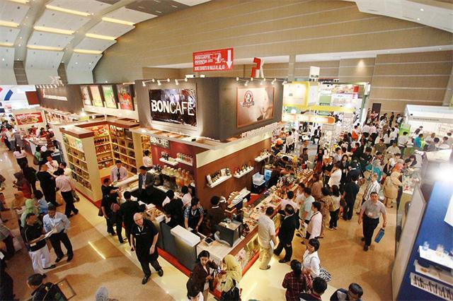 印尼展览设计、印尼食品展台设计、印尼酒店用品展位设计搭建